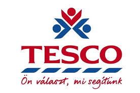 A támogató TESCO áruház pályázati logója